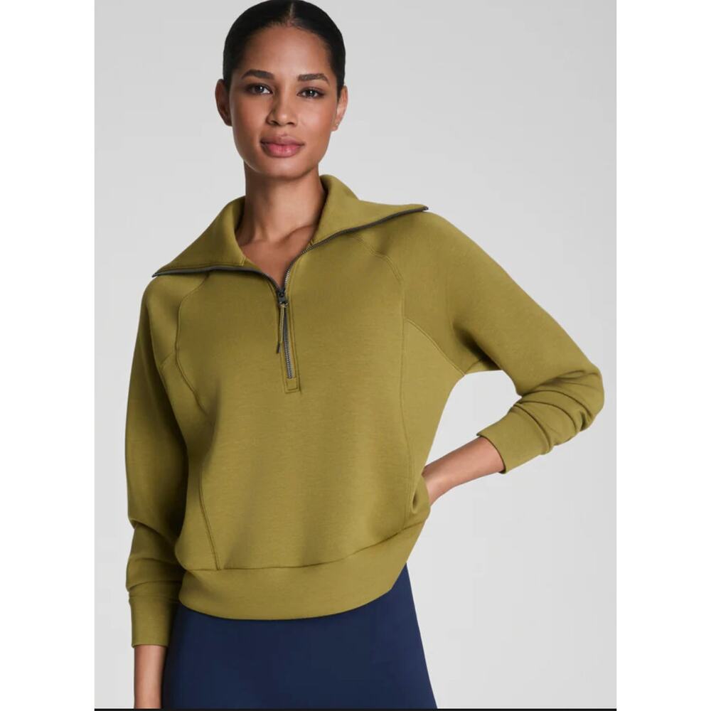 Spanx Air Essentials Half-Zip Pullover - image 1
